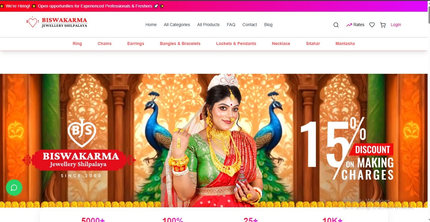 E-Commerce Experience - Custom E-Commerce Jewellery Store Project by Reinsoft