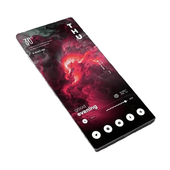 Sleek Dark Mode Mobile App UI Design
