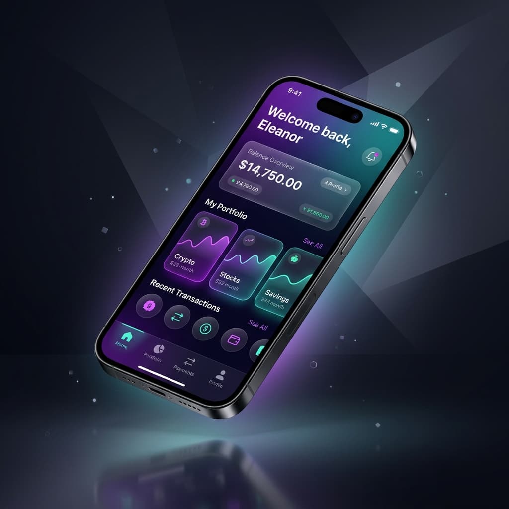 Premium Dark Mode UI