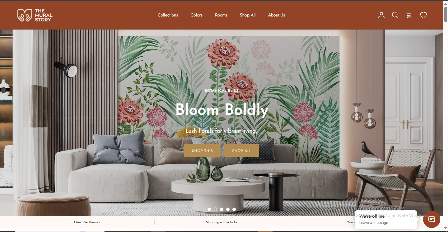 The Mural Story™ Custom Wall Mural E-Commerce Platform - Home Decor/E-Commerce Project by Reinsoft