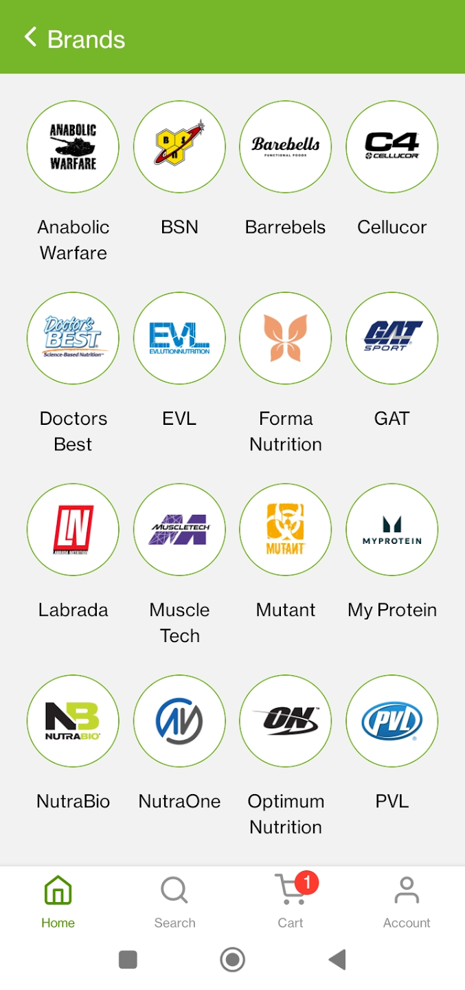 Macau Nutrition Mobile Commerce & Rewards App - Nutrition - E-Commerce Mobile app Project by Reinsoft